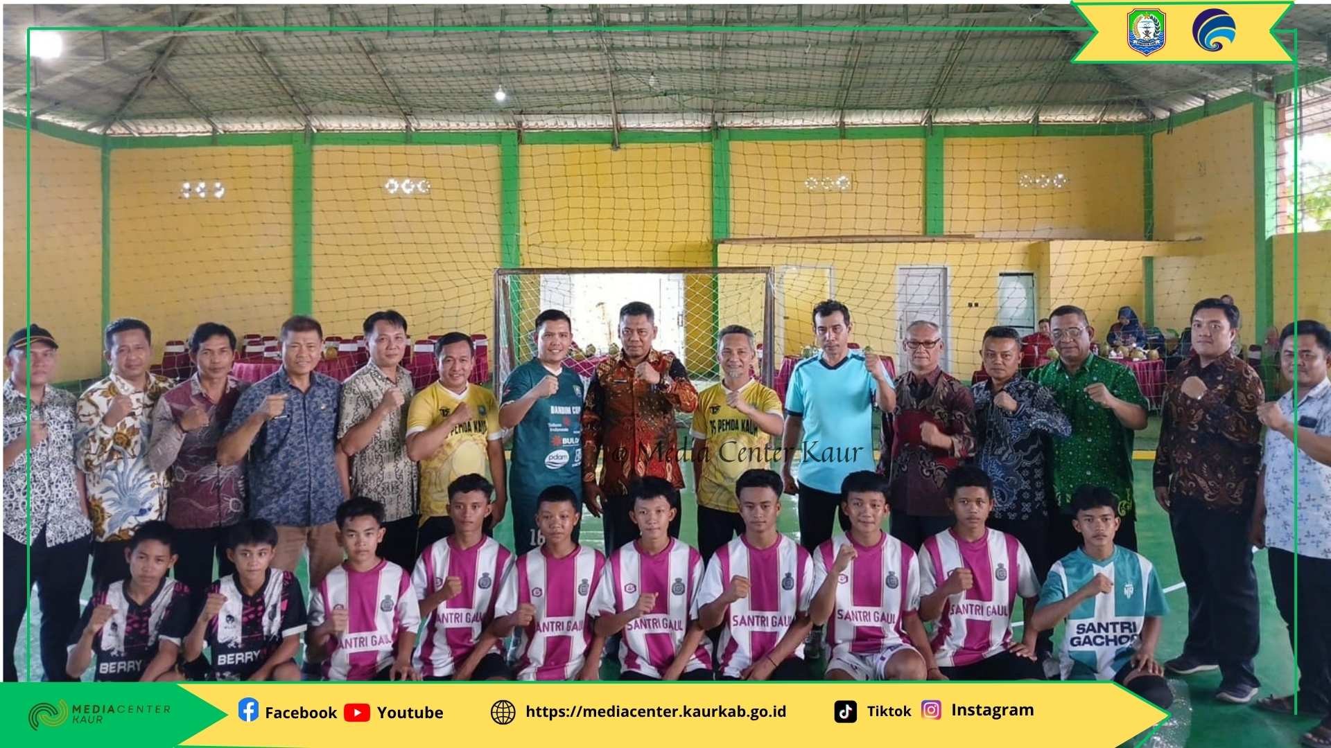 PEMERINTAH DAERAH KABUPATEN KAUR RESMIKAN KEMBALI LAPANGAN FUTSAL TAMAN BHINEKA