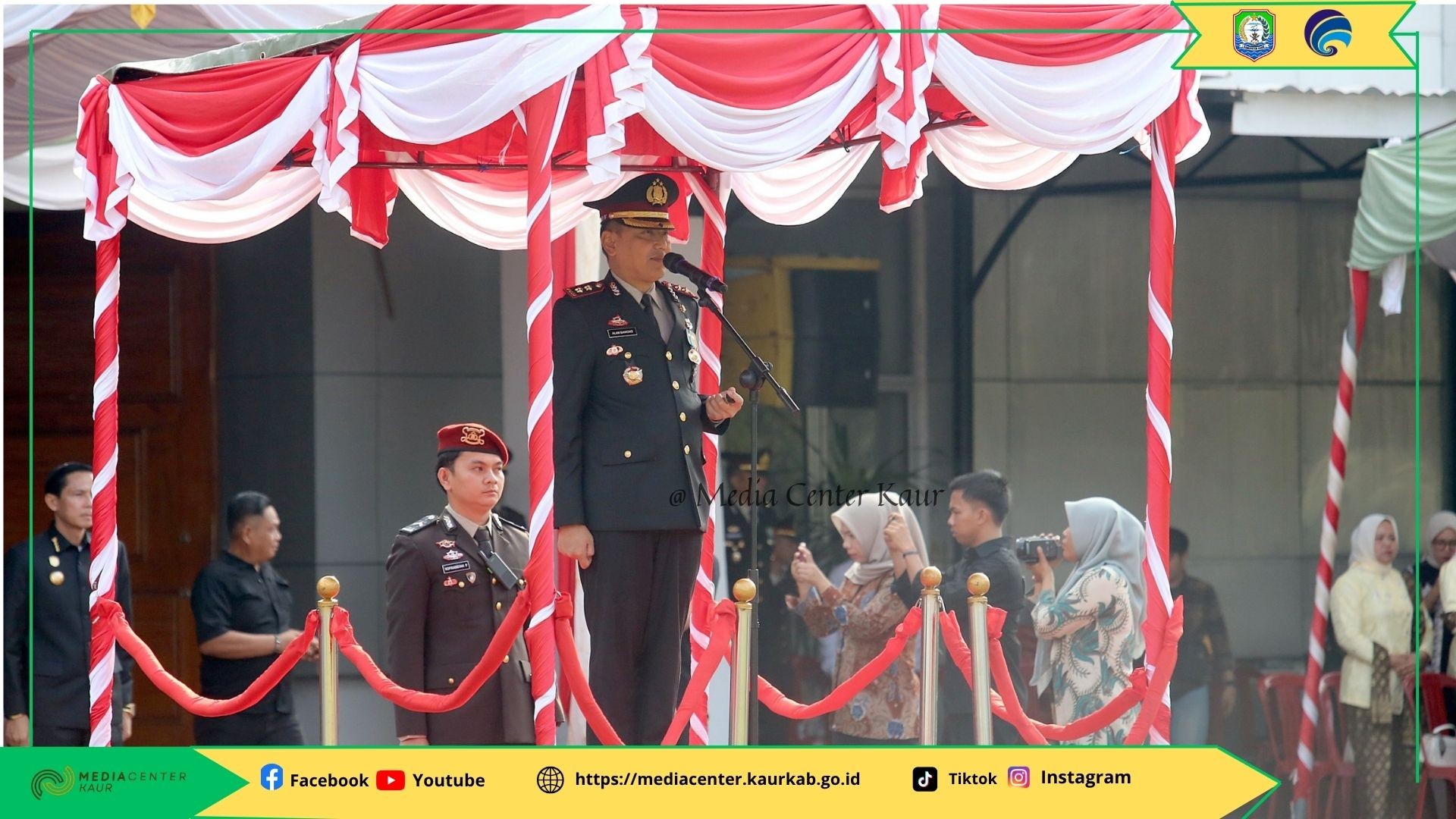 Pimpin Upacara Hari Bhayangkara ke-80, Kapolres Tegaskan Polri untuk Masyarakat