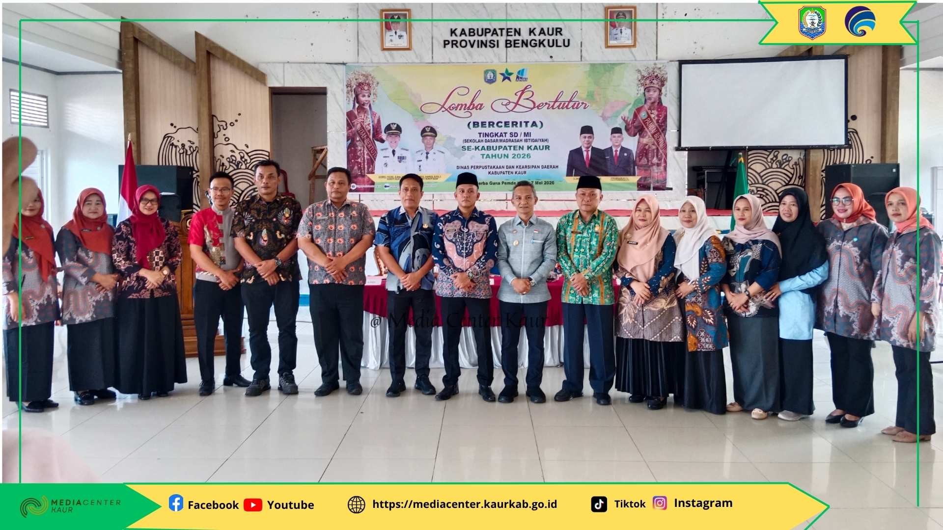 Pemerintah Kabupaten Kaur Gelar Lomba Bertutur(Bercerita) Tingkat SD/MI Tahun 2026