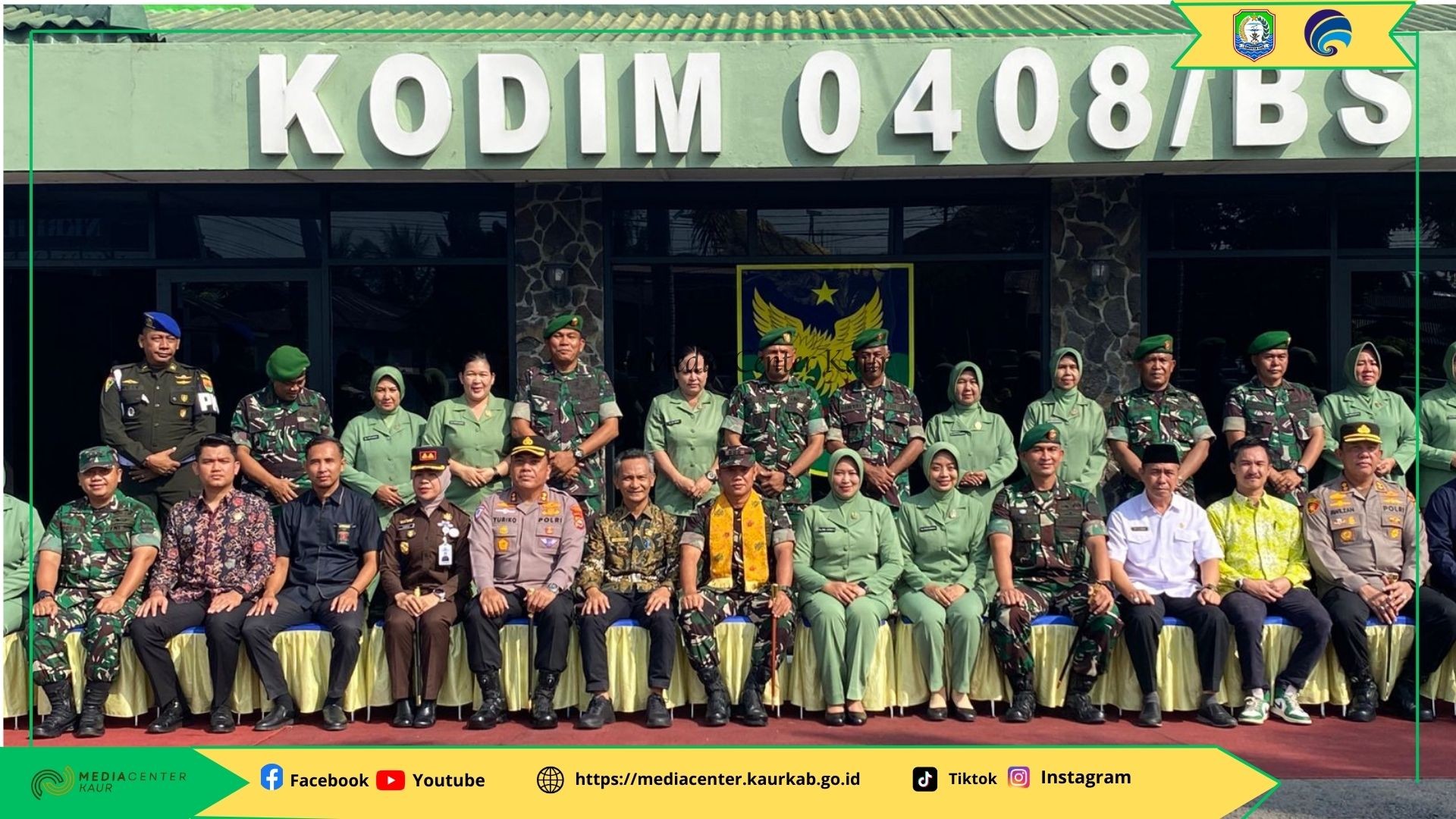 Kunjungan Kerja Danrem 041/Gamas Tingkatkan Motivasi Prajurit Kodim 0408 Bengkulu Selatan-Kaur