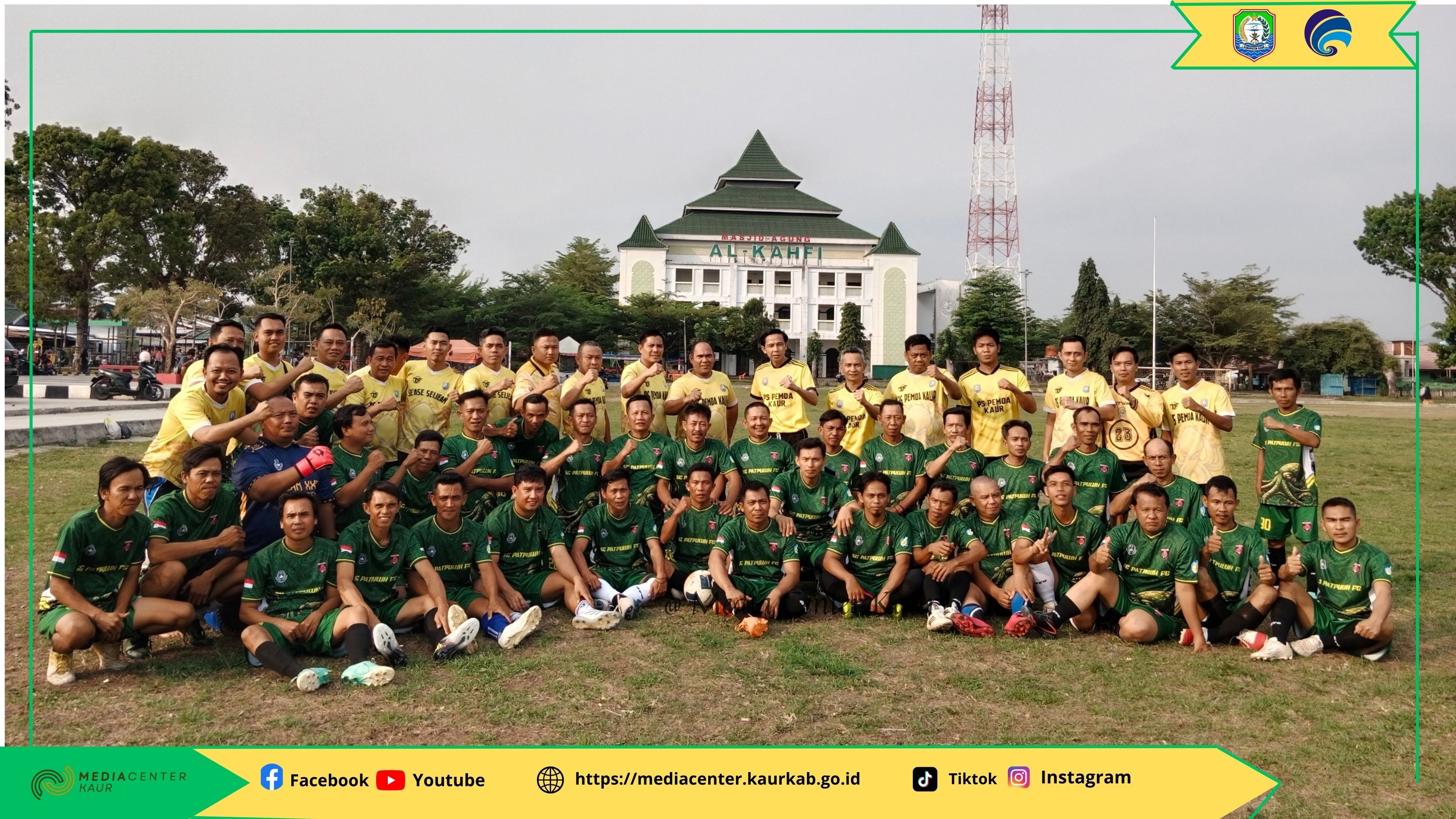 Bupati Kaur Meriahkan Laga Eksibisi PS Pemda U-40 vs PS Semidang Gumay U-40