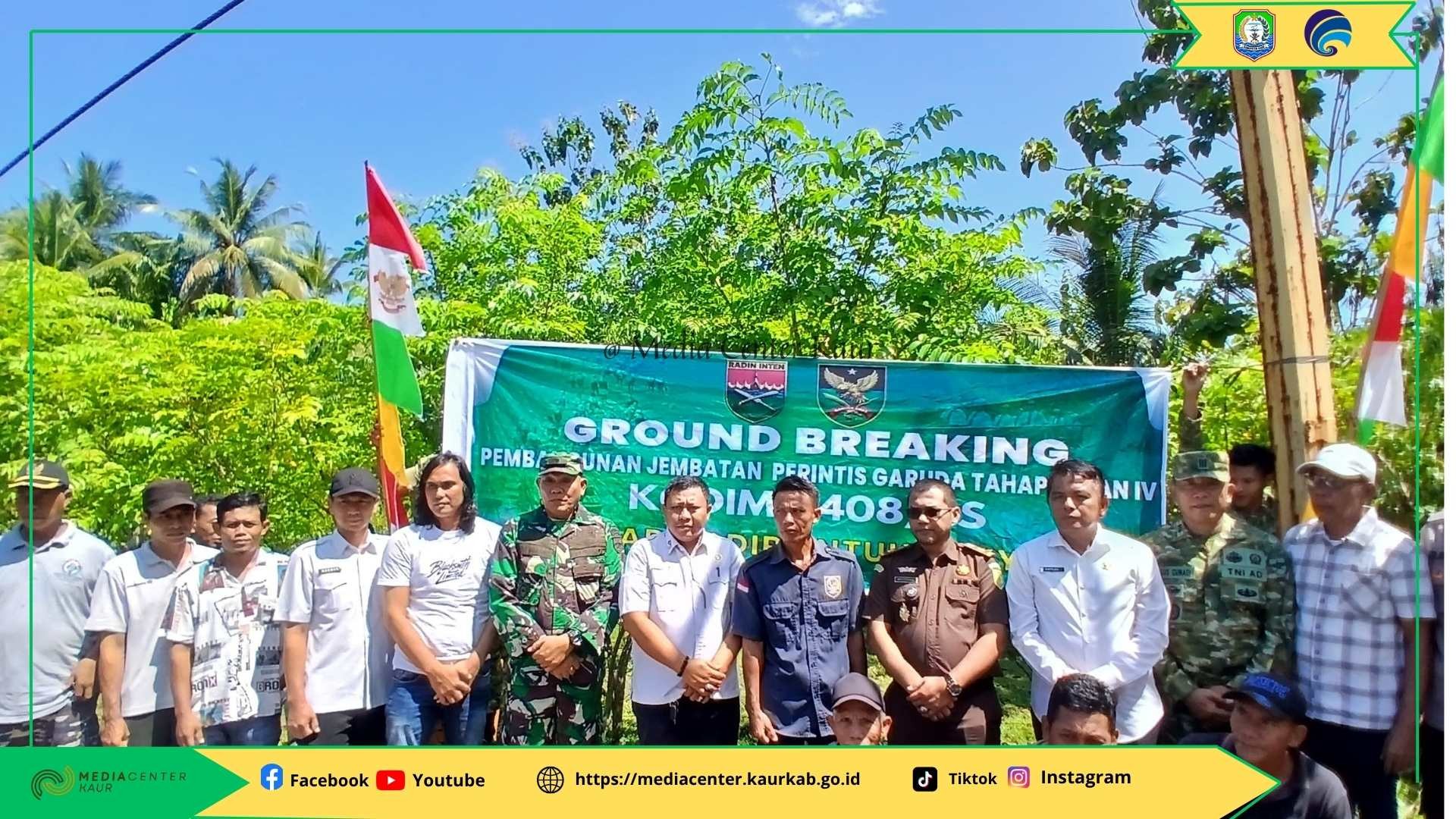 GROUND BREAKING PEMBANGUNAN JEMBATAN PERINTIS GARUDA TAHAP III DAN IV