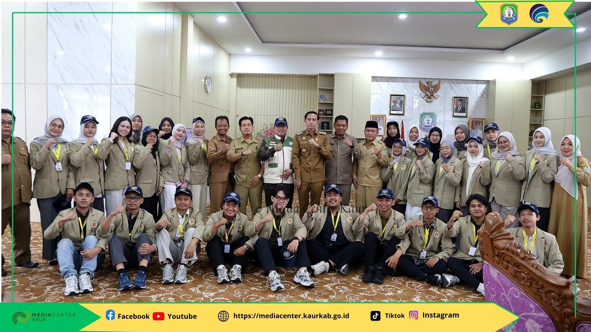 Mahasiswa UGM KKN di Kaur, Bupati Titip Misi Wujudkan Daerah Bebas Sampah