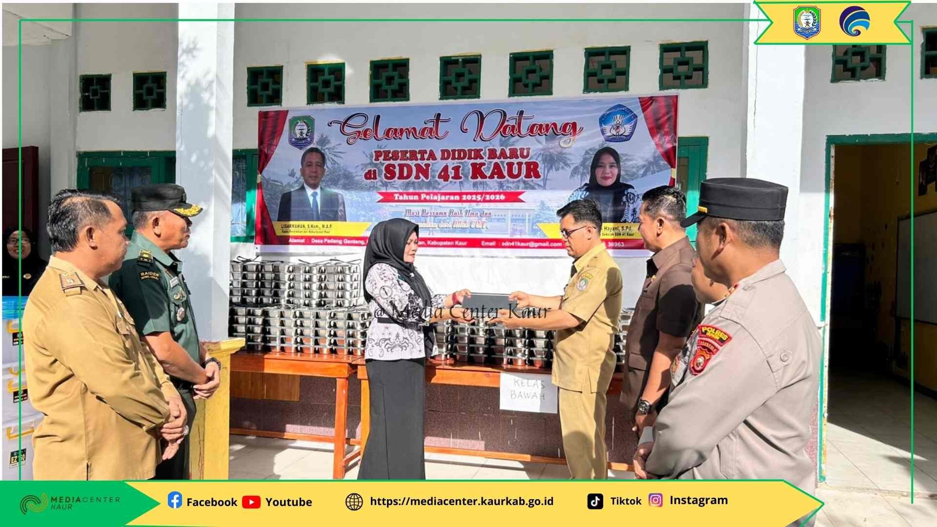 Launching Program Makan Bergizi Gratis di Kabupaten Kaur.