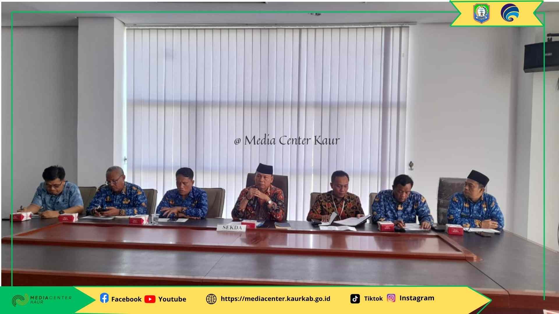 Rakor Tentang Persyaratan Pencairan Dana Desa dan Alokasi Dana Desa di Kabupaten Kaur Tahun 2025