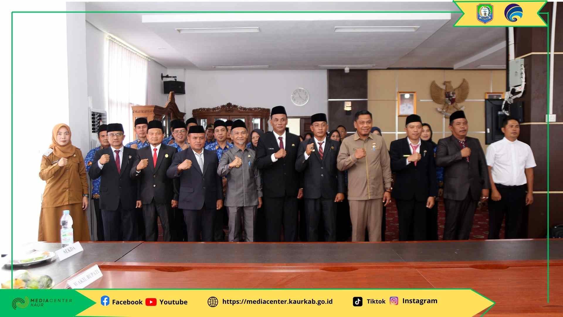 Lakukan Penguatan Struktur Organisasi, Pemkab kaur Lantik 32 Pejabat