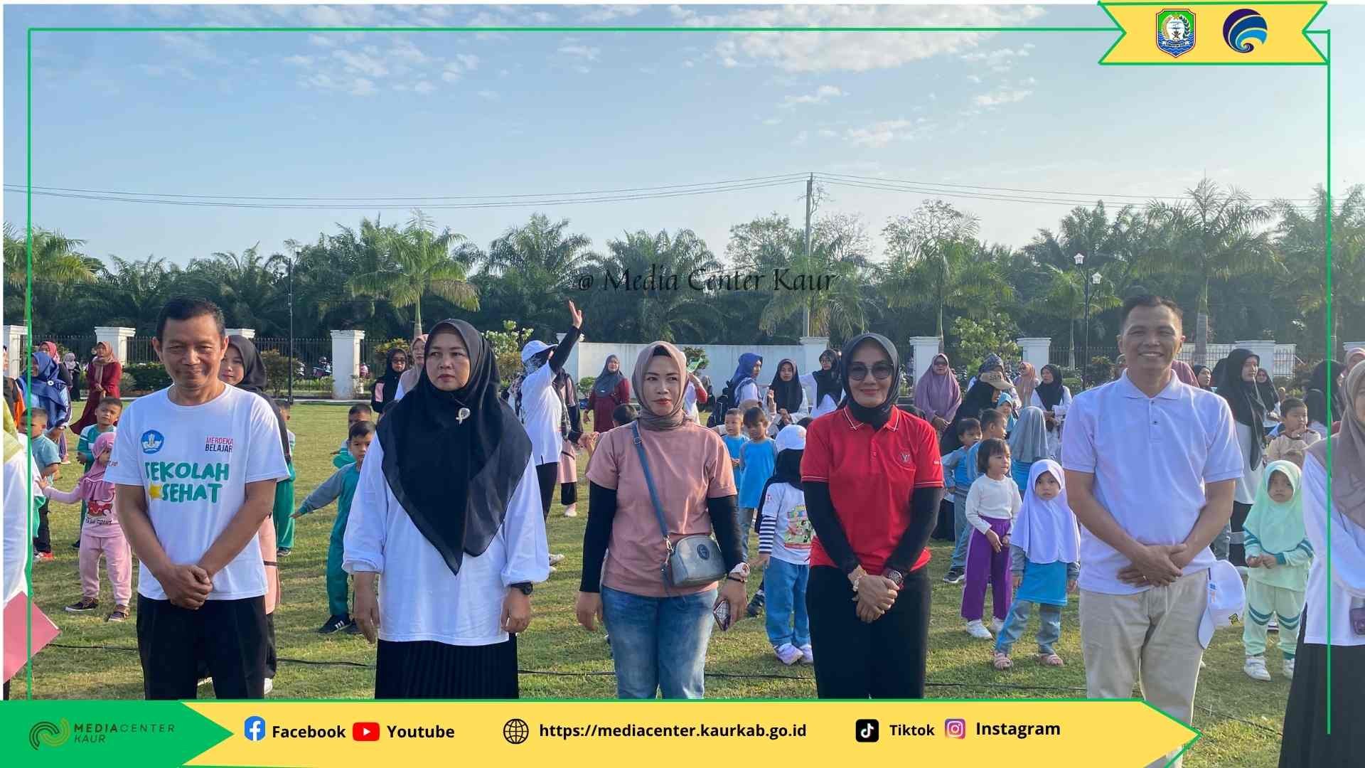 Bupati Kaur Buka Pertemuan Pagi Ceria dalam Rangka Hari Anak Nasional 2025