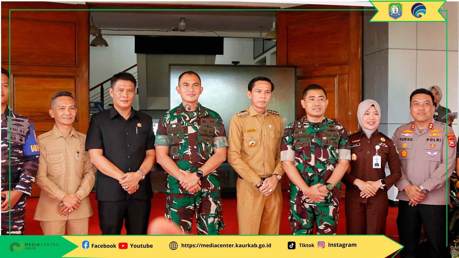 Pisah Sambut Dandim 0408/BSK, Bupati Gusril Apresiasi Kinerja Letkol CZI Bambang Santoso, SH, M.SDS