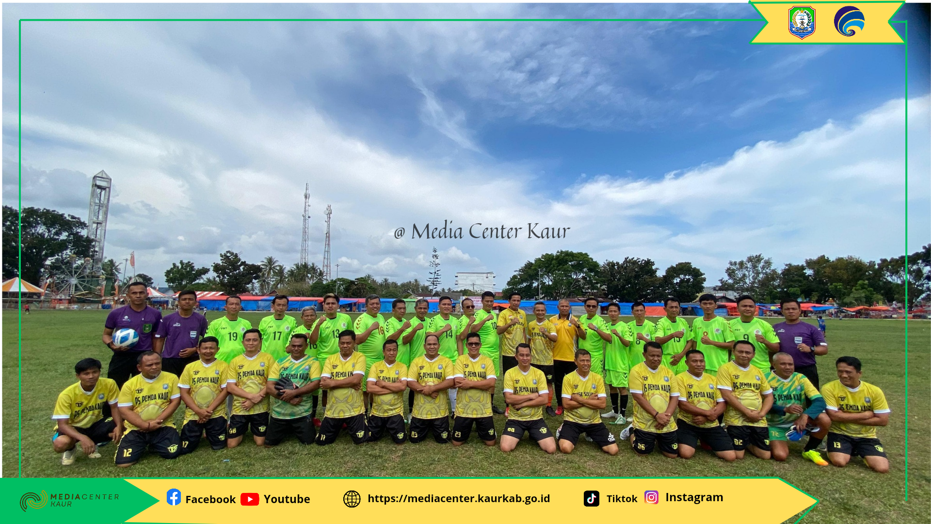 Pembukaan Turnamen Sepak Bola Bupati Cup 2025 di Kaur Meriahkan HUT RI ke-80  