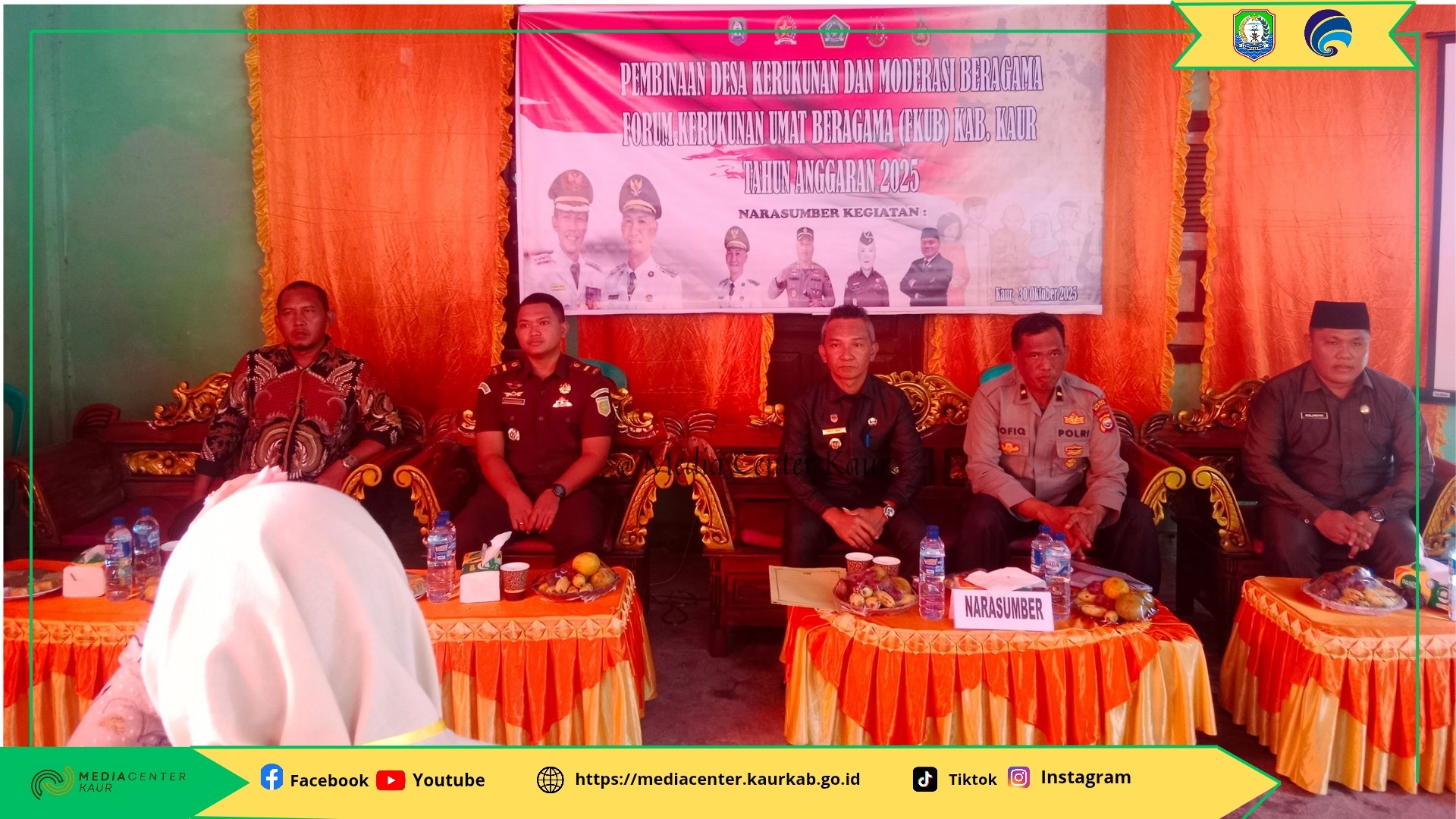 Wakil Bupati Kaur Buka Langsung Pembinaan Desa Kerukunan dan Moderasi Beragama 