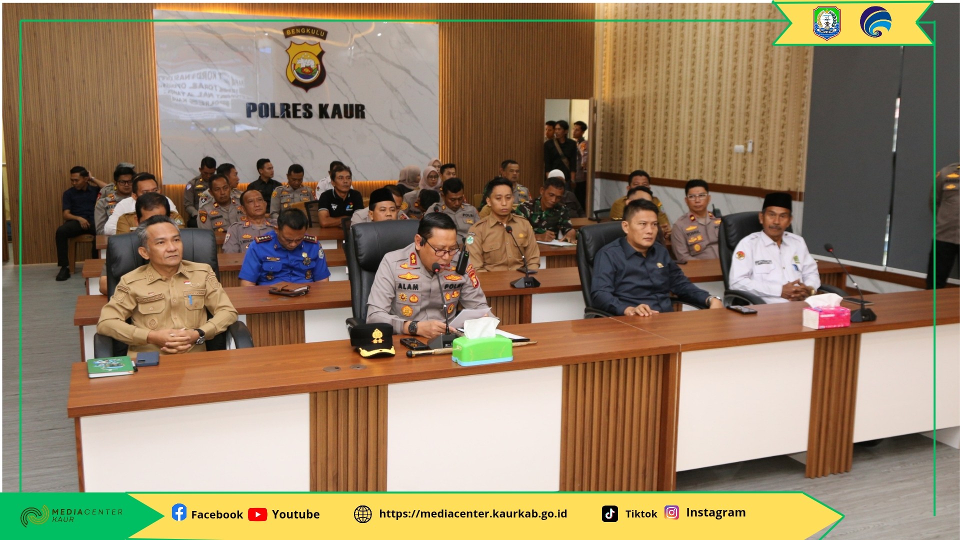 Polres Kaur Gelar Rapat Lintas Sektor, 3 Pos Disiapkan untuk Pengamanan Idulfitri