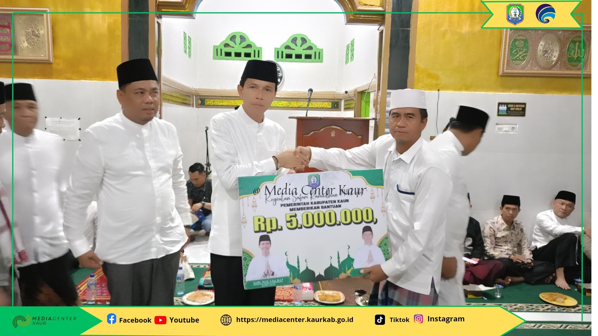 Safari Ramadan di Desa Tanjung Ganti II ; Bupati Gusril Ajak Warga Perkuat Silaturahmi