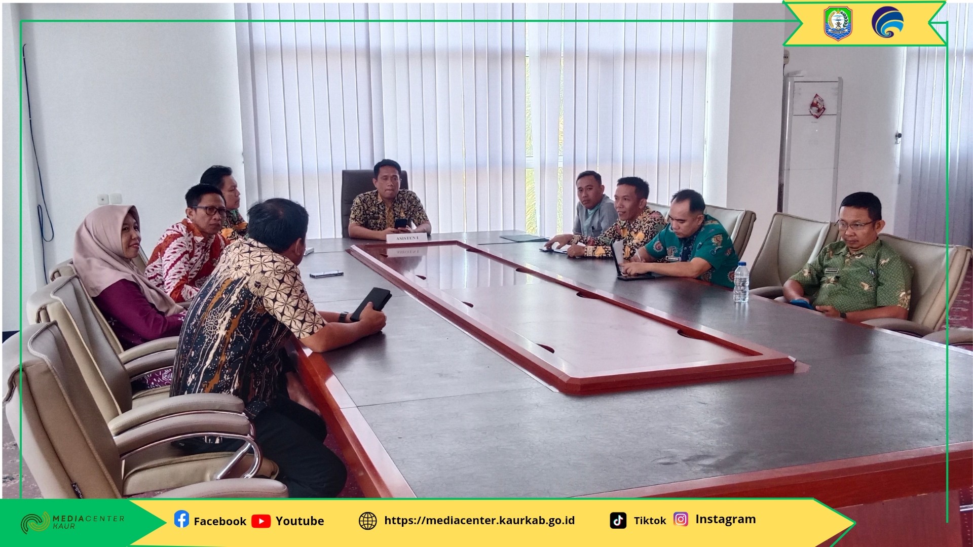 Pemda Kaur ikuti Koordinasi Pemutakhiran Dokumen RC SR secara virtual
