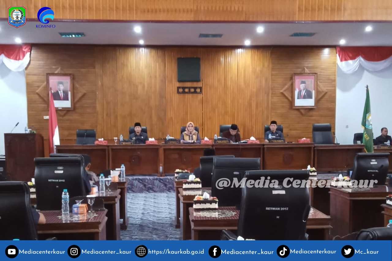 DPRD Setujui Nota Pengantar Plt Bupati Kaur Tahun 2022