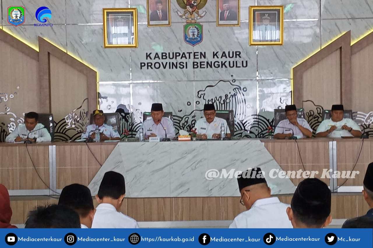 Pemda Kabupaten Kaur Adakan Rapat Awal Pembentukan Panitia Peringatan HUT Ke - 78 RI 