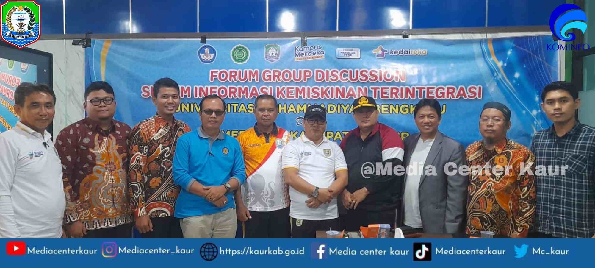 Focus Group Discussion (FGD) ; Pemda Kaur Adakan Percepatan Pemberantasan Kemiskinan Ektrim