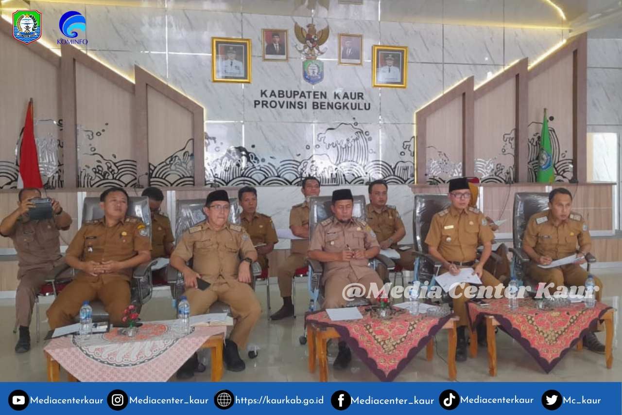 Penilaian Secara Zoom KASN RI Terhadap Pemda Kaur Terkait Aplikasi Sistem Merit Tahun 2023 